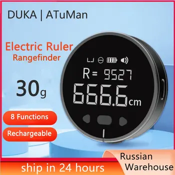 DUKA ATuMan Malé Q Elektrické Vládce dálkoměr HD LCD Obrazovky Měření Nástroje Dobíjecí Dálkoměr