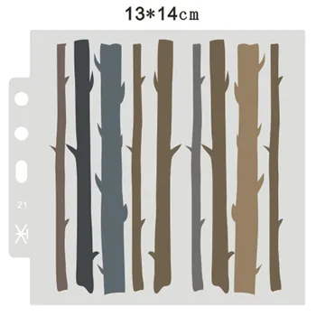 13*14 Lese dřevo scrapbook šablony spreje plastové formy štít DIY dort dutý Ozdob tisk krajky vládce valentine