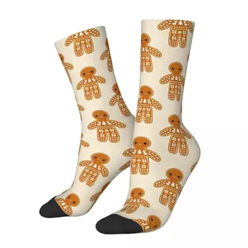 Vtipné Pánské Ponožky Perník Harajuku Retro Halloween Hip Hop Ležérní Posádky Bláznivé Ponožky Dárek Vzorek Vytištěn