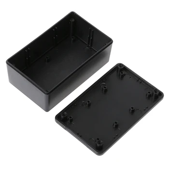 Černé Vodotěsné skříni Krabici Elektronického Nástroje Případ ABS Plastový Kryt Projekt pro Relé Modul 105x65x40mm