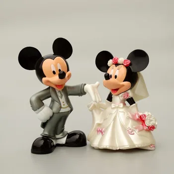 2ks/set Minnie Mickey Mouse Vzít Akční Čína Červené Panenky Děti, Hračky, Čísla, Svatební Dárek Dětem, Dárek 12,5 cm