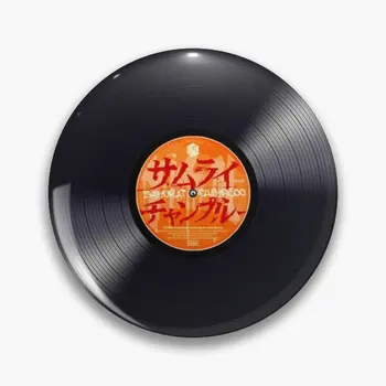 Samurai Champloo Vinyl Disc Soft Tlačítko Pin Šperky, Klobouk, Roztomilý Milence Klopě Ženy Dekor Kreativní Metal Oblečení Vtipné Odznak
