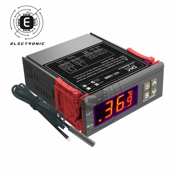 STC-1000 STC 1000 LED Digitální Termostat pro Inkubátor Regulátor Teploty Termostat Relé Topení Chlazení 110V 220V