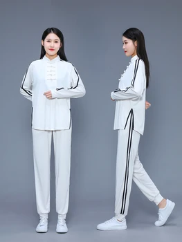 Tai Chi oblek pánské a dámské krátký rukáv T-shirt cvičit oblečení Tai Chi oblek nastavit nový elegantní bojových umění výkonu