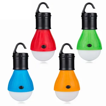 Mini Přenosné Osvětlení Lucerna Stan Světlo LED Žárovka, Nouzové Lampy Vodotěsné Závěsný Hák Svítilna Camping Světlo Pomocí 3*AAA