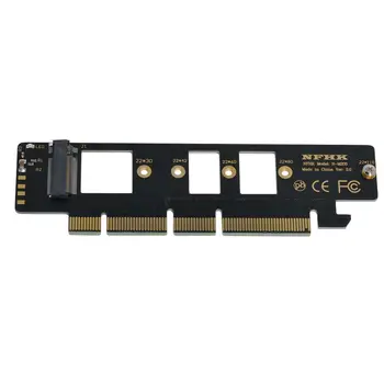 CY PCI-E 3.0 16x 4x Adaptér pro 110mm 80mm SSD NGFF M. 2 M-key NVME SSD AHCI