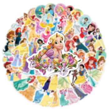 10/30/50/100ks Disney Mix Roztomilý Kreslený Princezna Obtisk Samolepky Anime Notebook Zápisníku Telefon, Úschovna Graffiti Nálepka Vodotěsné