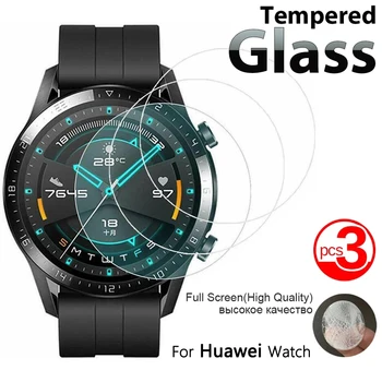3KS Tvrzené Sklo Pro Honor Hodinky Magic 2 46mm Chrániče Obrazovky Pro Huawei Watch GT 2 2E 42mm 46mm 3Pro Ochranné Sklo Film