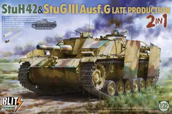 Takom 8006 1/35 StuH42 & StuG.III Ausf.G Pozdní Produkce 2 v 1 Model Kit
