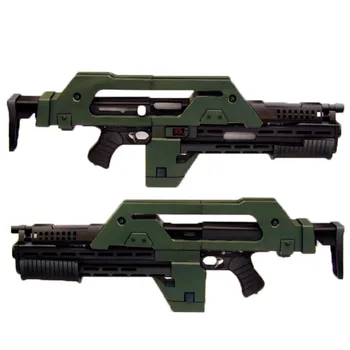 85cm 3D DIY Papírový Model Alien 3 zbraně M41 - pulzní puškou Papír řemesla, Ruční práce Hračky Chlapec Vánoční Večírek Dárek hračky pro děti