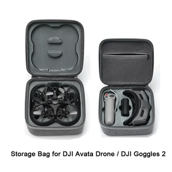 Přenosné Úložiště Taška pro DJI Avata Drone / DJI Brýle 2 Sklenice Kabelka Ochrana Pouzdro Quadcopters Drone Příslušenství