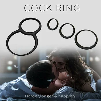Penis Ring-Mužské-Penis Erekce Enhancer-Zpoždění-Ejakulace-Prodloužený Orgasmus-Man
