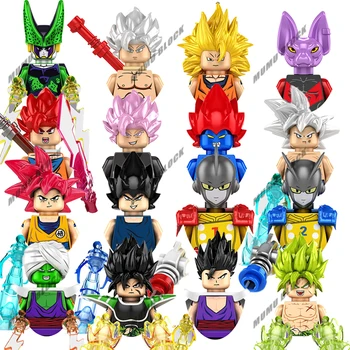 KF6158 KF6165 Dragon Ball Z anime cihly Goku Vegeta Gamma1 Gamma2 Piccolo Broly Gohan mini akční figurky děti dárek