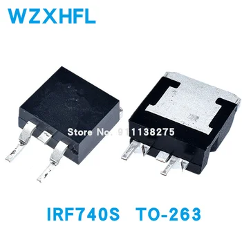 10KS IRF740STRLPBF K-263 IRF740S TO263 F740S IRF740 D2PAK 10A 400V SMD MOSFET nové a originální IC Chipset