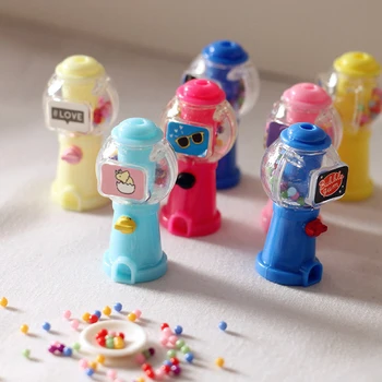 1:12 Domeček Pro Panenky Barevné Candy Automat Na Bonbóny Miniaturní Dekorace Kuchyně, Nábytek, Hračky, Příslušenství, Barva Náhodné