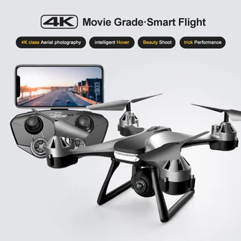 JC801 Dual-kamera HD 4K Letecké Fotografie Drone Kvadrokoptéra Děti je Dálkové Ovládání Letadla