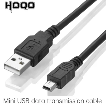 USB 2.0 Typ A Samec na Mini 5P Male Mini 5P USB Kabel M/M Fólie+Pletená+PVC Stíněný 30cm 50cm 1m 1,5 m 1,8 m 3m 5m