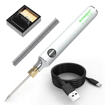 OLED Displej TS80P Mini USB Rychlovarná Digitální Pájecí Žehlička Kit Teplota Svařování Teplota Nastavitelná 8W 5V Bílá