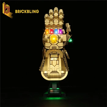 BrickBling Led Light Kit Pro 76191 Infinity Gauntlet Sběratelskou Model Hračka (Pouze Světlo, Žádné Stavební Bloky)