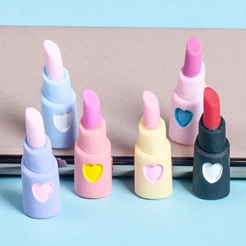 5ks Roztomilé Miniaturní Rtěnka Simulace Kosmetika DIY Hračky Domeček pro panenky
