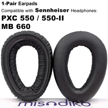 misodiko Náhradní Náušníky pro Sennheiser PXC 550/ 550-II, MB660 (MS/UC) Sluchátka