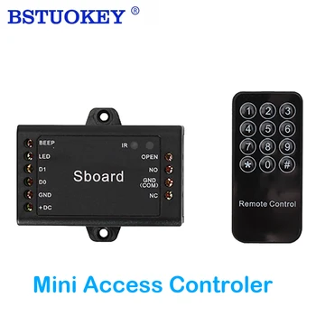 Mini Sboard Jediné Dveře Controller Bezpečnostní Systém Wiegand Access Control Board Pro Elektrický zámek, Tlačítko Exit, RFID Klávesnice
