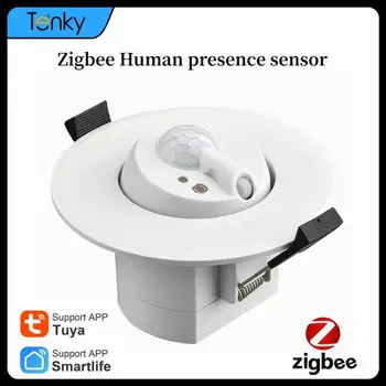 Tuya Smart Home ZigBee Lidské Tělo Zigbee Inteligentní Čidlo Pohybu Stropní Lidskou Přítomnost Snímače S Detekcí Alarmu