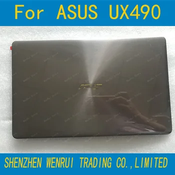 90NB0EI1-R20020 Pro Asus ZenBook 3V Deluxe UX490 UX490UA UX490UAR Panelu Sklo LCD Displej Full Partsll montáž Zadní kryt šedý
