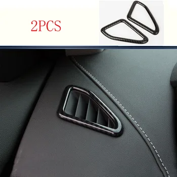 Vhodné Pro Cadillac ATS 2013-2019 ABS Uhlíkových vláken Vzhled přístrojové desce výstupy vzduchu větrací kryt čalounění 2ks