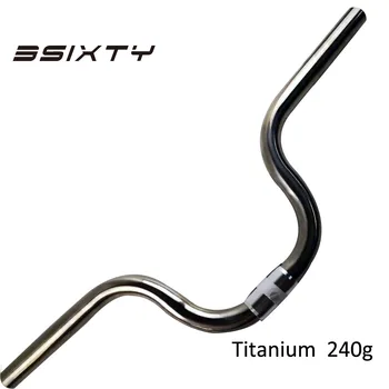 3SIXTY Titanium Řídítka 25.4*520mm pro Brompton 