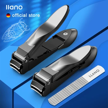 LLANO Anti-splash Nůžky na Nehty z Nerezové Oceli Manikúra Nástroje Profesionální Bionics Design Pedikúra Nůžky Péče o Ruce Péče o Nohy