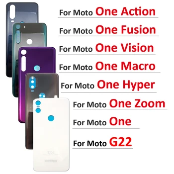 NOVÉ Pro Motorola Moto Jednu Akci Fusion Vidění Hyper Zoom Makro G22 Náhradní Kryt Baterie Zadní skříň Dveře Zadní Kryt Bydlení