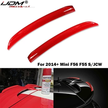 iJDM Zbrusu Nový Sport Red/Carbon Fiber Vzor, Styl, Černá Barva JCW Spoiler Extenstion Lip Ploutve pro mini cooper F55 F56 S / JCW