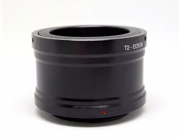 T2 T Mount Teleobjektiv pro EOSM EF-M Adaptér Kroužek pro EOSM/M2/M3/M10 Tělo Mirrorless Fotoaparát