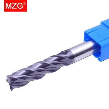 MZG Prodloužit End Mill 75L Řezání HRC55 4 Flétna 4mm 6mm 10mm 12mm Slitiny Karbidu Wolframu Ocelové Fréza