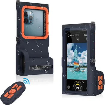 Profesionální 15m/50ft Potápění, Surfování, Plavání, Šnorchlování Foto Video, Bluetooth Vodotěsné Pouzdro pro Samsung S22 Ultra 13 Pro Max.