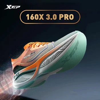 Xtep 160X 3.0 Pro Muže Běžecké Boty Uhlíkové Desky Profesionální Maraton PB Rebound Odpružení Sportovní Tenisky Pro Muže 978119110115