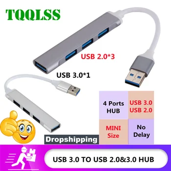 ROZBOČOVAČ USB 3.0 Typ A 3.0 2.0 4 Port Multi Splitter Adaptér OTG USB pro Macbook Pro 13 15 Vzduch Mi Pro HUAWEI PC Příslušenství, USB HUB