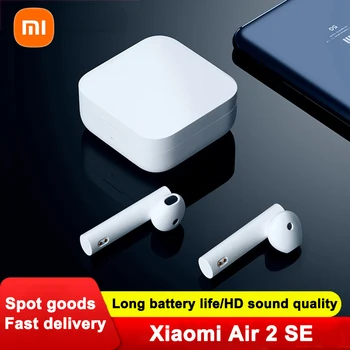 Původní Xiaomi Air 2 SE 5.0 TWS Bezdrátová Bluetooth Sluchátka Mi TWS Sluchátka Pravda AirDots pro 20 Hodin Baterie Dotykové Ovládání