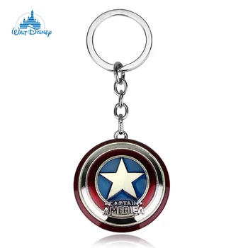 Disney Marvel Superhrdina Kapitán Amerika Přívěšek Na Klíče Vintage Štít Přívěsek Kovový Držák Na Klíče Módní Klíčenka Bag Příslušenství