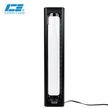 IceManCooler LED-RX7 360MM ,PC Vodní Chlazení Skla Nádrže ,Stříbrná,Černá,Bílá Nádrž,5V 3PIN Rozhraní,Watercooler Kontejner