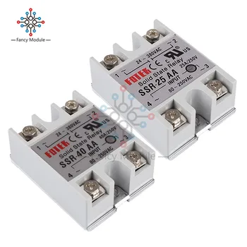 diymore AC-AC Solid State Relé SSR-25AA/40AA AC 80 -250V 24 -380V AC Chladič pro Auto