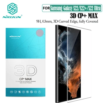 Nillkin Pro Samsung Galaxy S22 /S22 Ultra Tvrzené Sklo Full Cover Screen Protector 3D CP+Max Skla Fólie Pro Samsung S22+ Plus