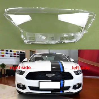Pro Ford Mustang 2014 2015 2016 2017 Auto Příslušenství Průhledný Kryt Světlometu Světlomet Shell Stínítko Objektivu Plexisklo