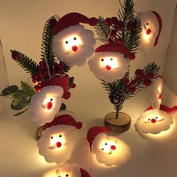 Kreativní Vánoční Strom String Světla, Realistický Tvar, Přenosné Blikající Světla Řetězec Non-toxické Lehký Ložnice Scénu Layout