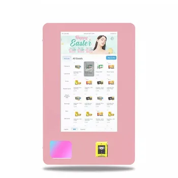 Spojené státy Růžové Malé Prodejní Stroj Krásu Vlasů Lash Řasy Vlastní Self Recyklace Nástěnný Automat s Card Reader