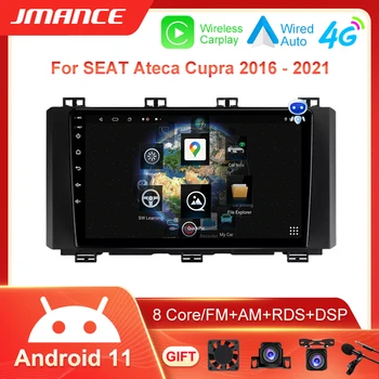 Android 11 AI Hlas 3D Pro Seat Ateca Cupra 2016 - 2021 Multimediální Přehrávač DSP CarPlay Autoradio GPS, autoradio