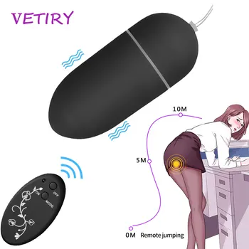 50 Rychlost Skok Vejce Vibrátor Dálkové Ovládání Vibrační Vajíčko G-spot Masáž Klitorisu Stimulátor Ženské Masturbant Sexuální Hračky pro Ženy