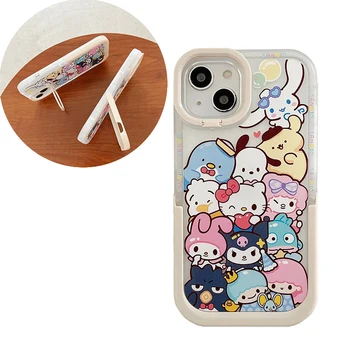 Sanrio Hello Kitty, Kuromi Anime Telefon Pouzdro pro Iphone 11 12 Pro Max Mini 13 Pro Max 6 6S 7 8 Plus X Xs Max Xr Se Roku 2020 Tpu Kryt