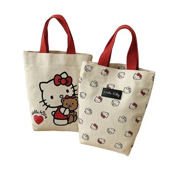 Originální Sanrio Hello Kittys taška Kawaii roztomilé Ins populární kabelka měkké kosmetická taška 2022 Nové letní Ležérní Móda gitf dámy pytel